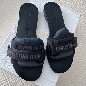 Dior Diorevolution cloth sandals in size 39